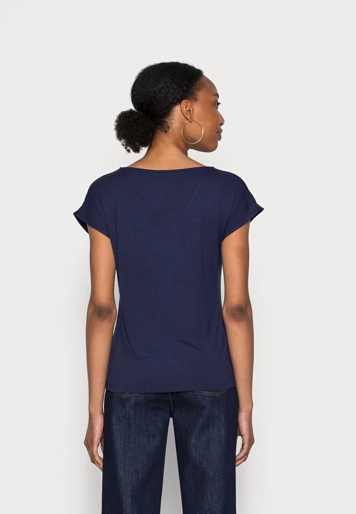 T-Shirt ANNA FIELD Anna Field Print T-shirt Bleu Marine Femme | IER-6600138